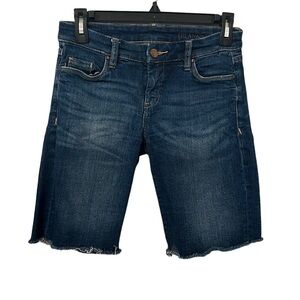 Blank NYC Women’s Frayed Hem Above The Knee Denim Shorts Size 25